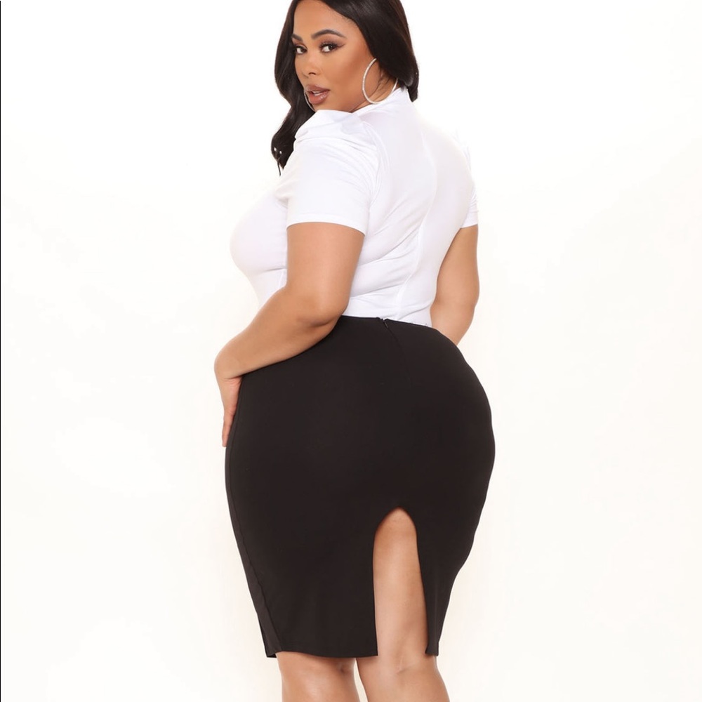 Victoria Midi Skirt - Black